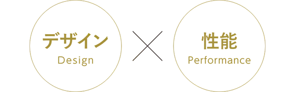 デザイン×性能