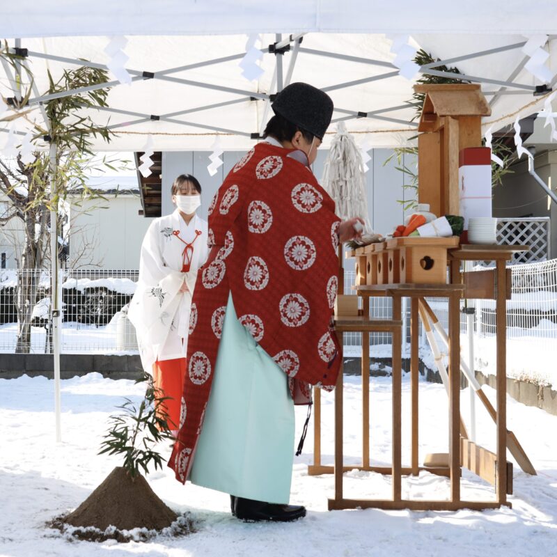 盛岡で地鎮祭