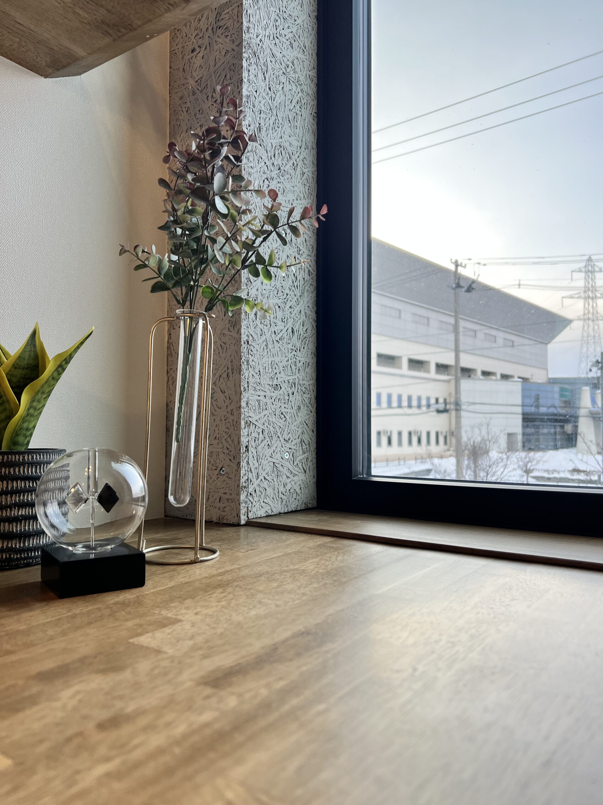 ジョイホーム盛岡みらいえ展示場。書斎も結露知らず。