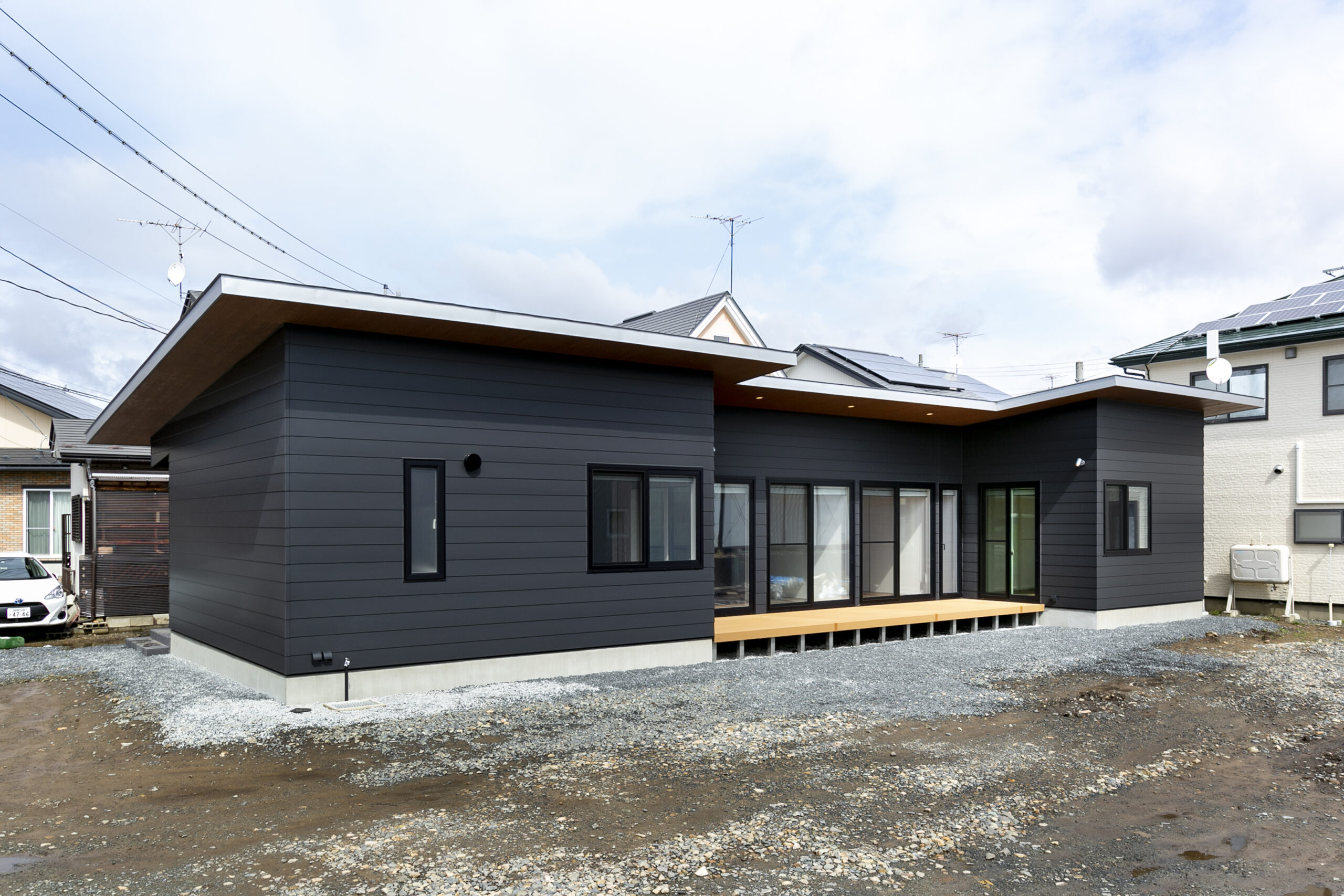 ジョイホームの平屋の施工事例。設計は小平一級建築士。